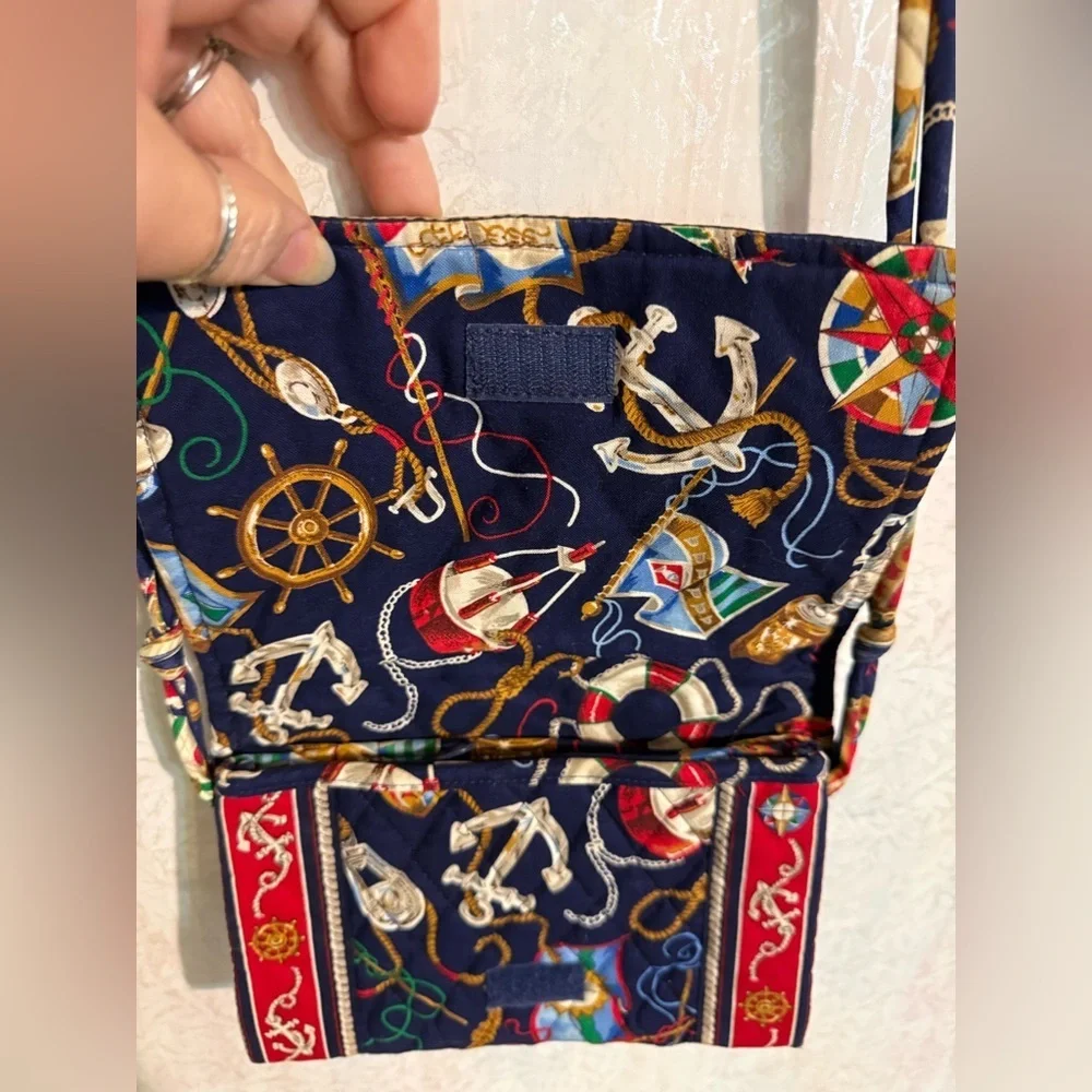 Vera Bradley Vintage and Retired Nautical Regatta 1995 Small Crossbody